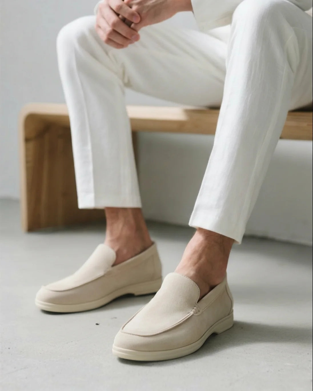 Suede Loafers