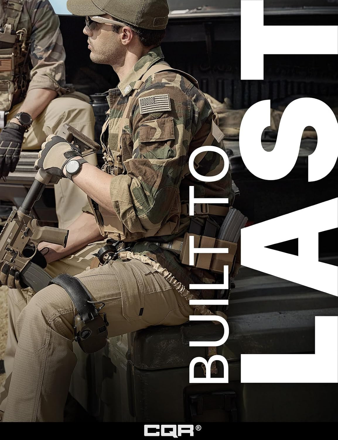 Men'S Tactical Pants, Water Resistant Ripstop Cargo Pants, Lightweight EDC Work Hiking Pants, Outdoor Apparel