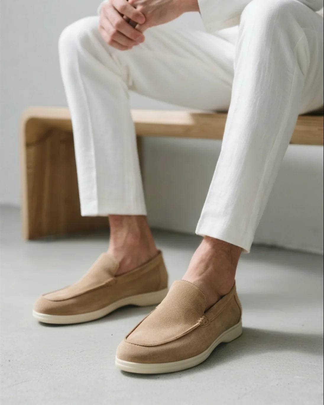 Suede Loafers
