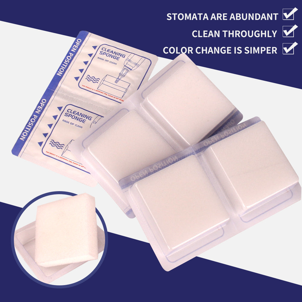 Tattoo Dip Foam - 20Pcs Dip Cups Rinse Caps Tip Rinse Dip Clean Professional Cartridge Dip Foam Cleaning