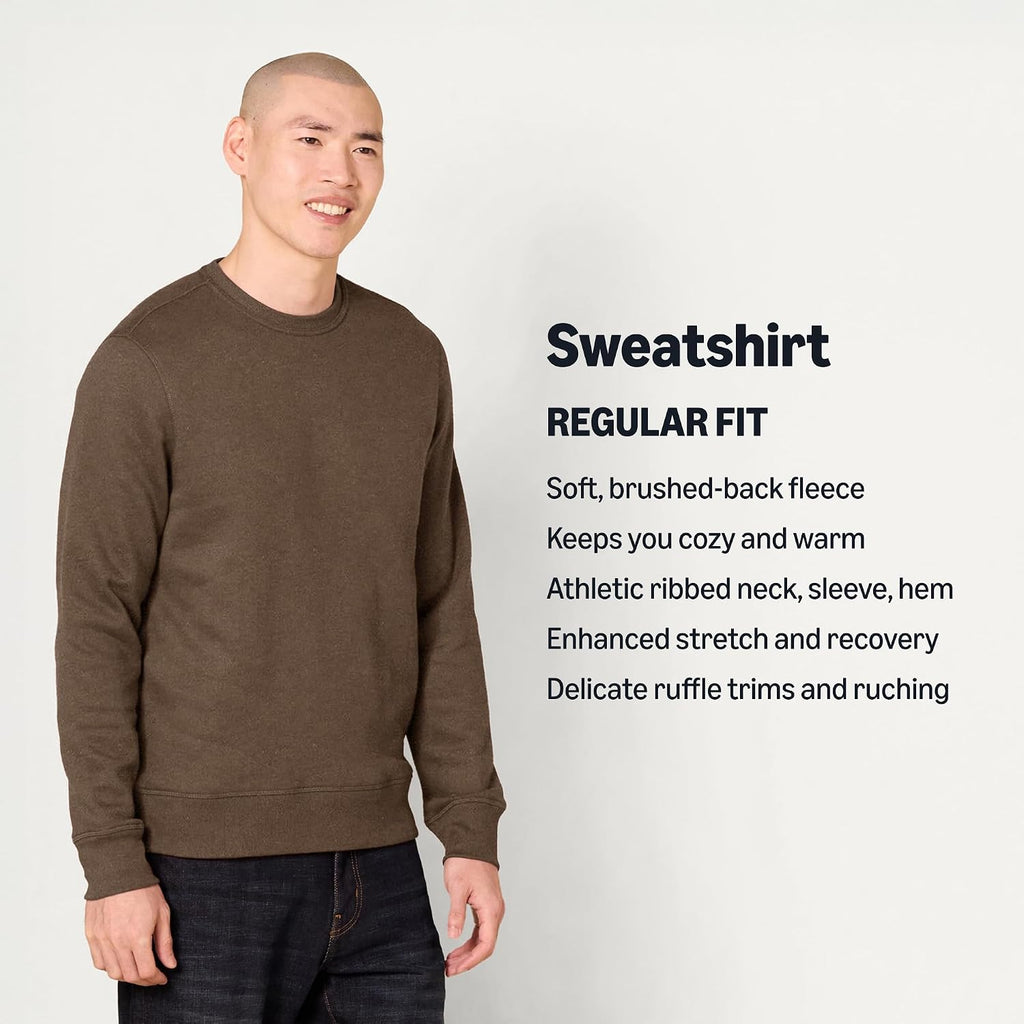 Men'S Crewneck Fleece Sweatshirt
