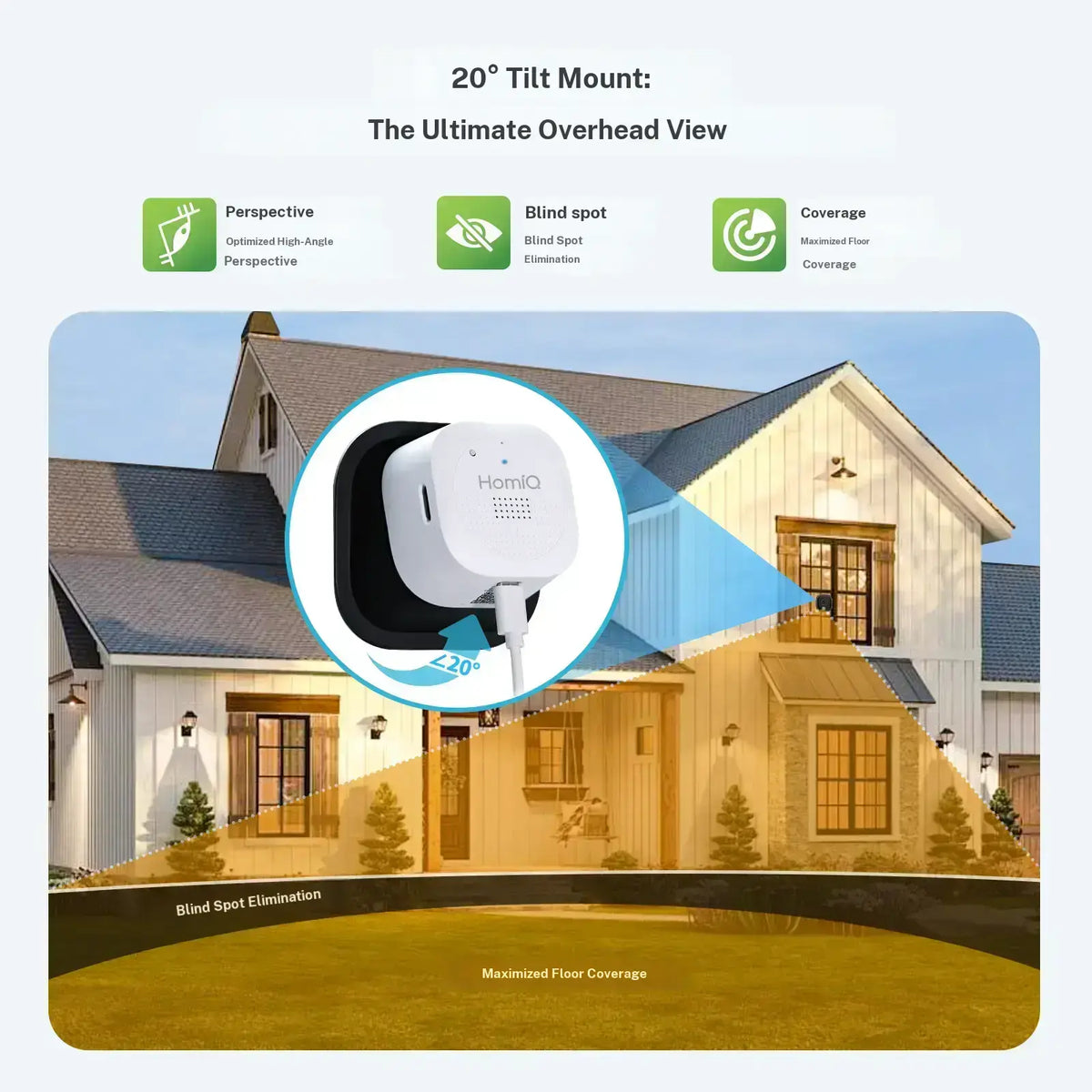 Homiq AI Magnetic 2K 3MP Window Camera, Supports 2.4Ghz and 5Ghz Wifi, Home Security Camera with Colorvue AI Full Color Night Vision, Alarm, and Human Motion Detection, 24/7 Recording, Easy Installation, Cloud Storage and SD Card Support