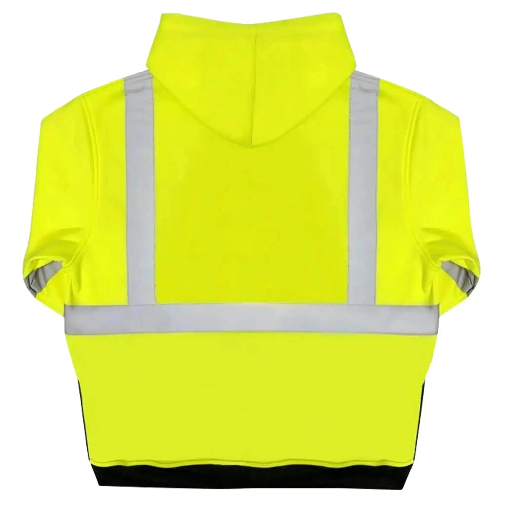 Safety Main 05LWJYB Lightweight Jacket, Class 3, Hi-Vis Yellow with Black Bottom, Pack of 10