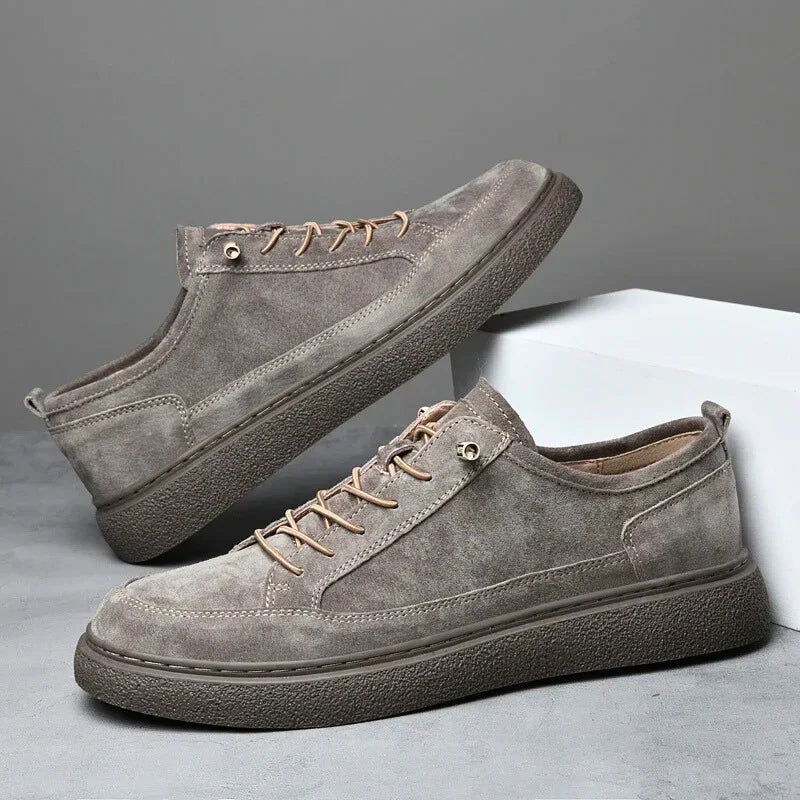 Suede Sneakers - Premium Soft Suede Trainers for Everyday Style