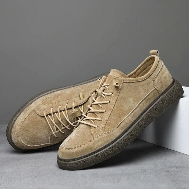 Suede Sneakers - Premium Soft Suede Trainers for Everyday Style