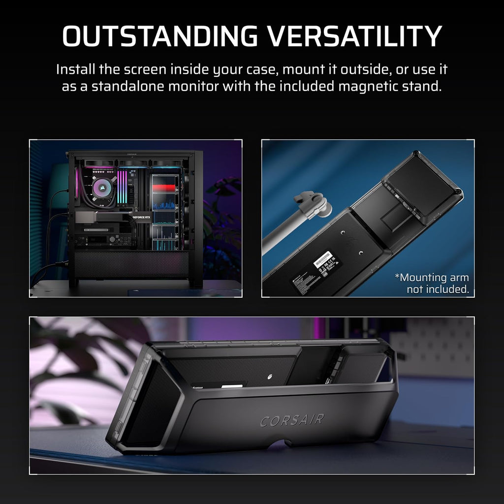 Corsair XENEON Edge 14.5" 2K Portable LCD HDMI USB C Touchscreen – Smoke