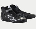 Alpinestars Race Driving Shoes, Tech-1 Z V3, Mid-top, Aramid Liner, Leather Outer, Black/Silver - 27155241199